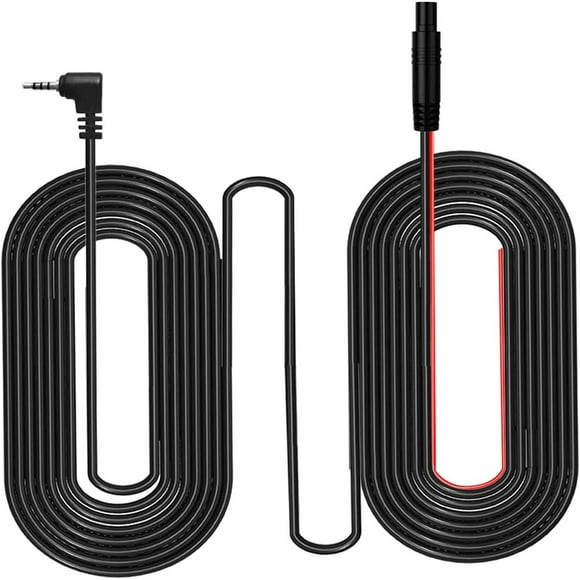 AIR-4 Pin Dash Cam Cable,65 Ft 2.5mm Male to 4 Pin Backup Camera Cord,Dash Cam Rear View Camera Ultra Long Cable with Reverse Trigger Wire Fit for Pick-up Trucks,Trailer,RV,SUV,Bus,Farm Machine,etc.