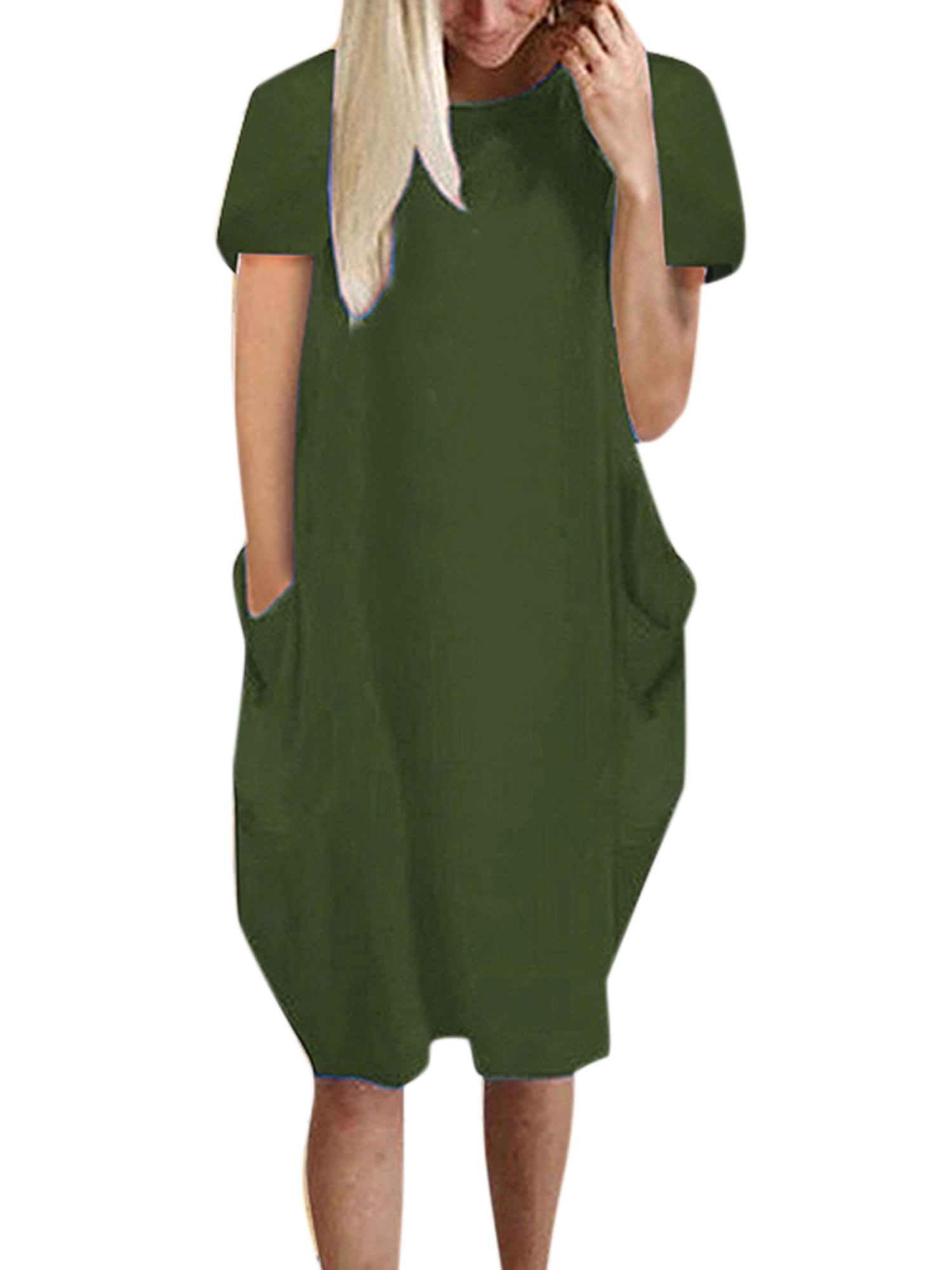 Womens Plus Size Summer Plain Short 