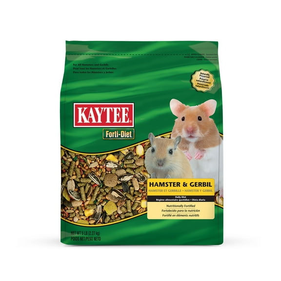 Kaytee Forti-Diet Hamster & Gerbil Food, 5 Pounds