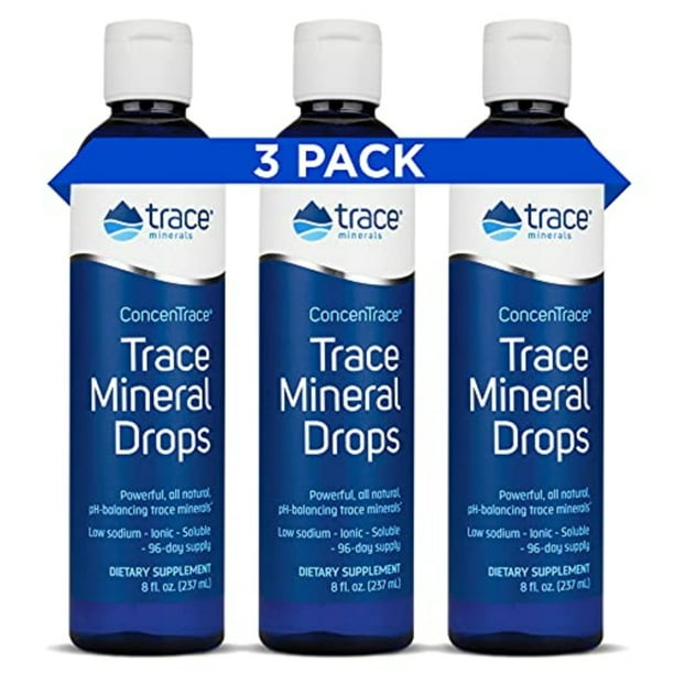 Trace Minerals ConcenTrace Drops Full Spectrum Minerals Ionic Liquid Magnesium, Chloride