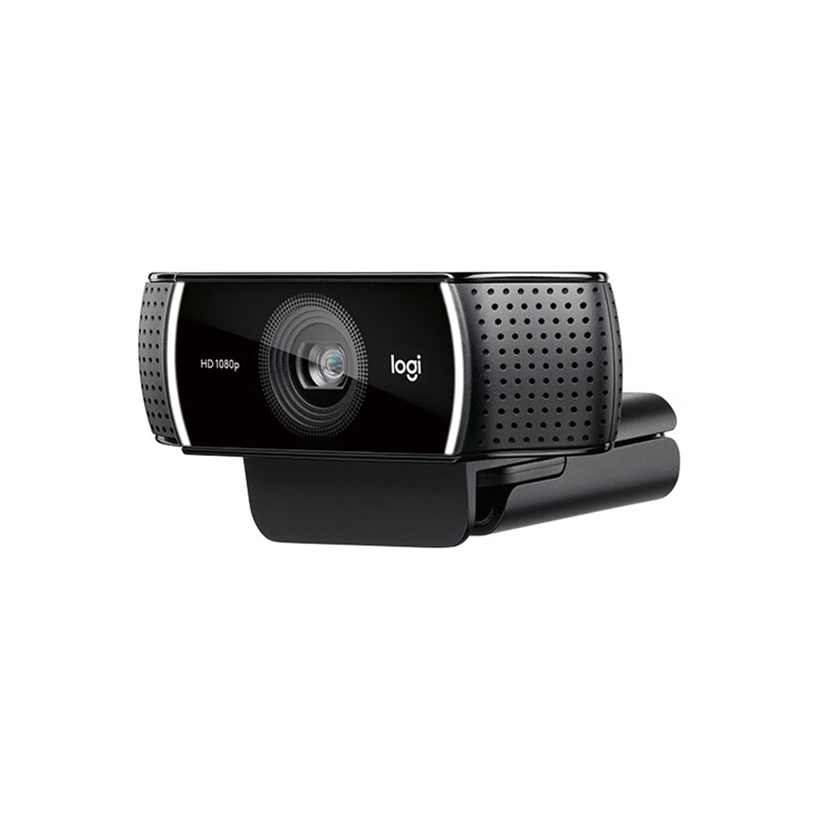 Logitech C922PRO Wired HD Webcam, 1080p Commercial Webcam, Anchor Webcam, Auto Light Correction, Black