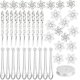 thumbnail image 1 of 40pcs Christmas Decoration Kit Acrylic Crystal Snowflake Icicles Christmas Tree Ornaments for Xmas Winter New Year Party Decor, 1 of 5