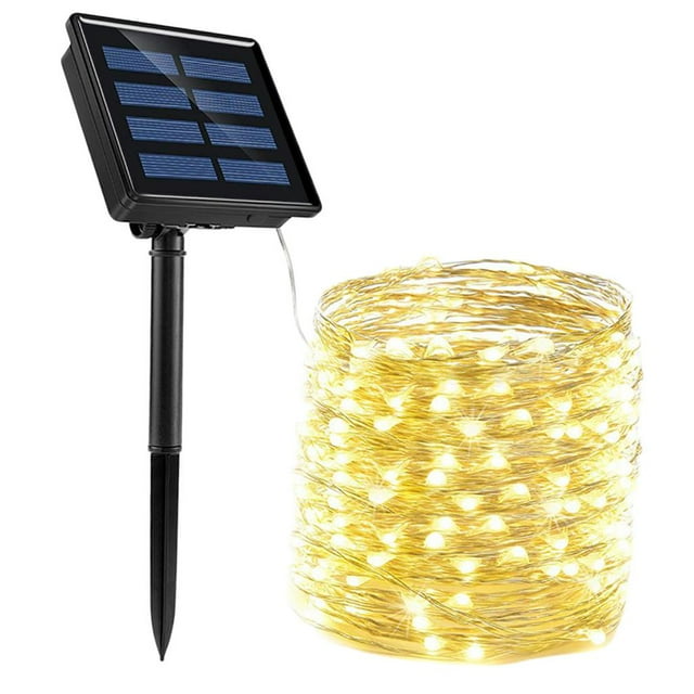100/200LED Outdoor Hanging Gazebo Window Macarena Tira de luz LED de vacaciones