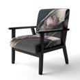 thumbnail image 3 of Designart "Hyperrealistic Purple Peony Blooms III" Purple Floral Peony Upholstered Accent Chair - Modern Arm Chair For Living Room, 3 of 5