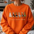 thumbnail image 2 of Halloween Shirt, Just a Spooky Goose Sweatshirt, Cute Ghost Duck Costume Hoodie, Funny Halloween T-Shirt, Goose Lover Gift for Women and Men, 2 of 9