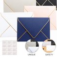 thumbnail image 2 of 50 Pcs 1 Ensemble Belles Enveloppes d'Invitation Enveloppes de Vœux (Blanc), 2 of 7