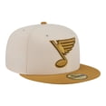 thumbnail image 3 of Men's New Era  Cream/Tan St. Louis Blues Colorpack Two-Tone 59FIFTY Fitted Hat, 3 of 5