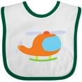 thumbnail image 3 of Inktastic Helicopter Cute Flying Boys or Girls Baby Bib, 3 of 4
