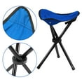 thumbnail image 3 of QHUDLV Outdoor Tripod Stool Portable Foldable Small 3-Legged Canvas Chair for Hiking Camping Fishing Picnic Beach BBQ Travel Backpacking Garden Seat, 3 of 5