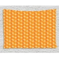 thumbnail image 1 of Burnt Orange Tapestry, Autumn Leaves Silhouettes Foliage Illustration Nature Theme, Wall Hanging for Bedroom Living Room Dorm Decor, 60W X 40L Inches, Orange Burnt Orange White, by Ambesonne, 1 of 2