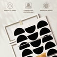 thumbnail image 6 of Elephant Stock Golden Circle Wall Art - Vertical Multi Panel Canvas - Living Room Wall Decor - Abstract Multi Panel - Black And Yellow Decor By Kubistika - 42" x 65", 6 of 8