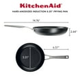 thumbnail image 3 of KitchenAid Hard Anodized Induction 8.25" Nonstick Frying Pan, Matte Black, 3 of 12