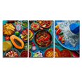 thumbnail image 2 of wall26 Canvas Print Wall Art Set Mexican Inspired Food Variety Food Cultural Photography Realism Rustic Landscape Colorful Multicolor Ultra for Living Room, Bedroom, Office - 24"x36"x3, 2 of 4
