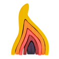 thumbnail image 1 of Juguete Montessori Bloque de Cosntrucción de Apilamiento de para Desarrollo de Habilidad de Niños Baoblaze Juguetes de bloques de madera del arco iris, 1 of 5