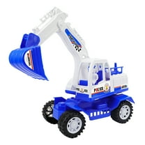 FEOLGEHLY Excavator Toys for Ages 3-5 Year Old, Construction Excavator Kids Toy Play Truck, Large Digger Vehicle for Boys with Realistic Movable Claw, Vehicle Toy Indoor & Outdoor Toy for Ages 3