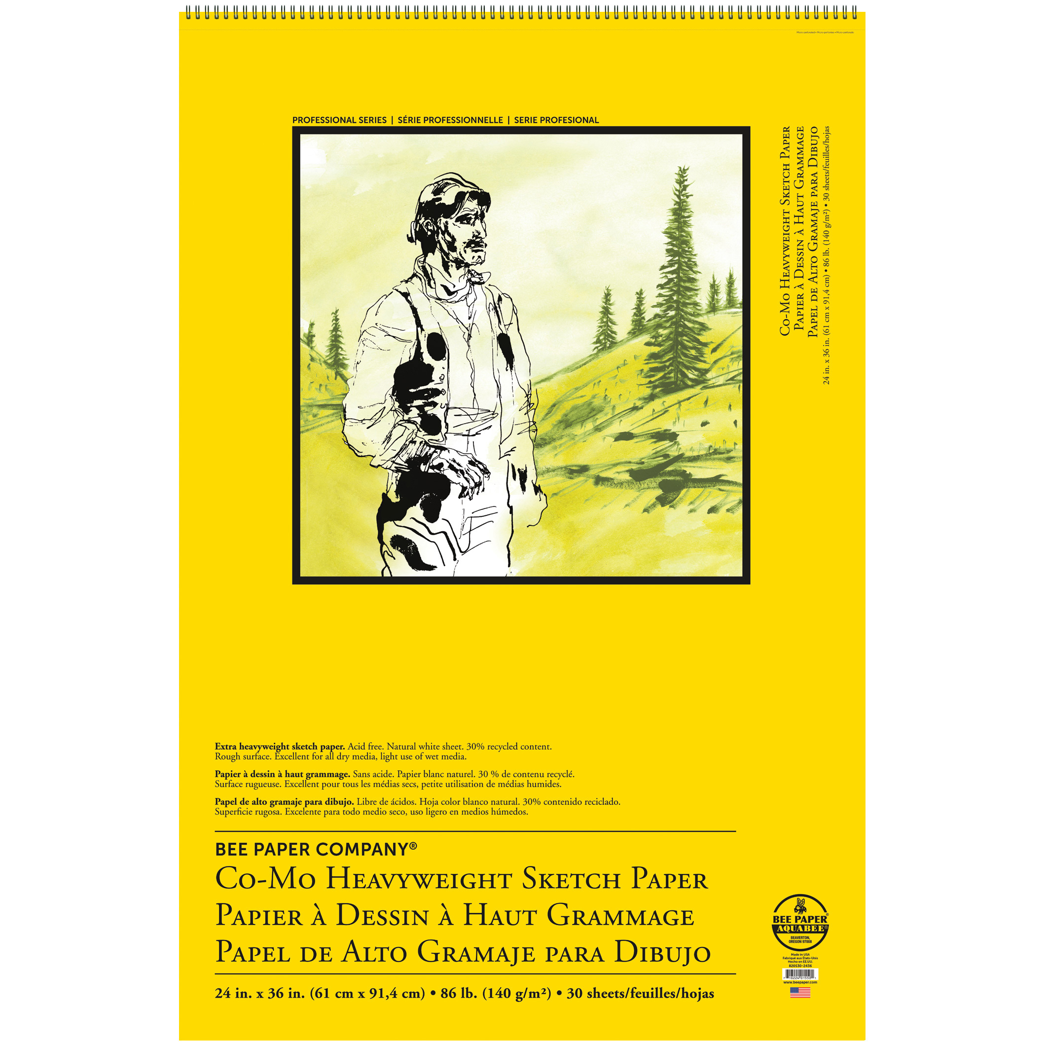 Bee Paper CoMo Sketch Pad 24" x 36"