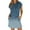82# Light Blue, variant on UoCefik Casual Dresses For Women Summer Business Short Sleeve Ethnic Floral Tshirt Dress Plus Size Crewneck Beach Sundress Cute Mini Dresses with Pockets Light Purple S