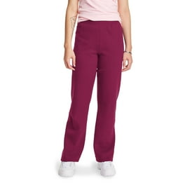 Hanes Women s EcoSmart Fleece Sweatpants with Open Bottom Legs 30.5 Inseam Sizes S 2XL Walmart