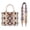 Tan, variant on Wrangler Women's Boho Aztec Tote Bag - Stylish Shoulder Purse with Top Handle Satchel Design, Deep Pink
