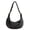 black, variant on Vintage PU Dumpling Bag for Women, Metal Chain Strap, Zipper Closure & Large Capacity, Shoulder Handheld Underarm Commuter Bag (14.2" x 7.5" x 2.8", 0.93 lb)