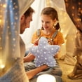 thumbnail image 4 of HUASHENG Star Moon Cloud Pillow Glowing Birthday Plush Toy Sleeping Pillow, 4 of 4