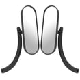 thumbnail image 2 of Espejo retrovisor de motocicleta Bling Bling aluminio modificado negro, 2 of 10