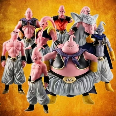 Dragon Ball Z Collectible Majin Buu PVC Figure Set for Kids, 3-4 Inch, 8-Piece