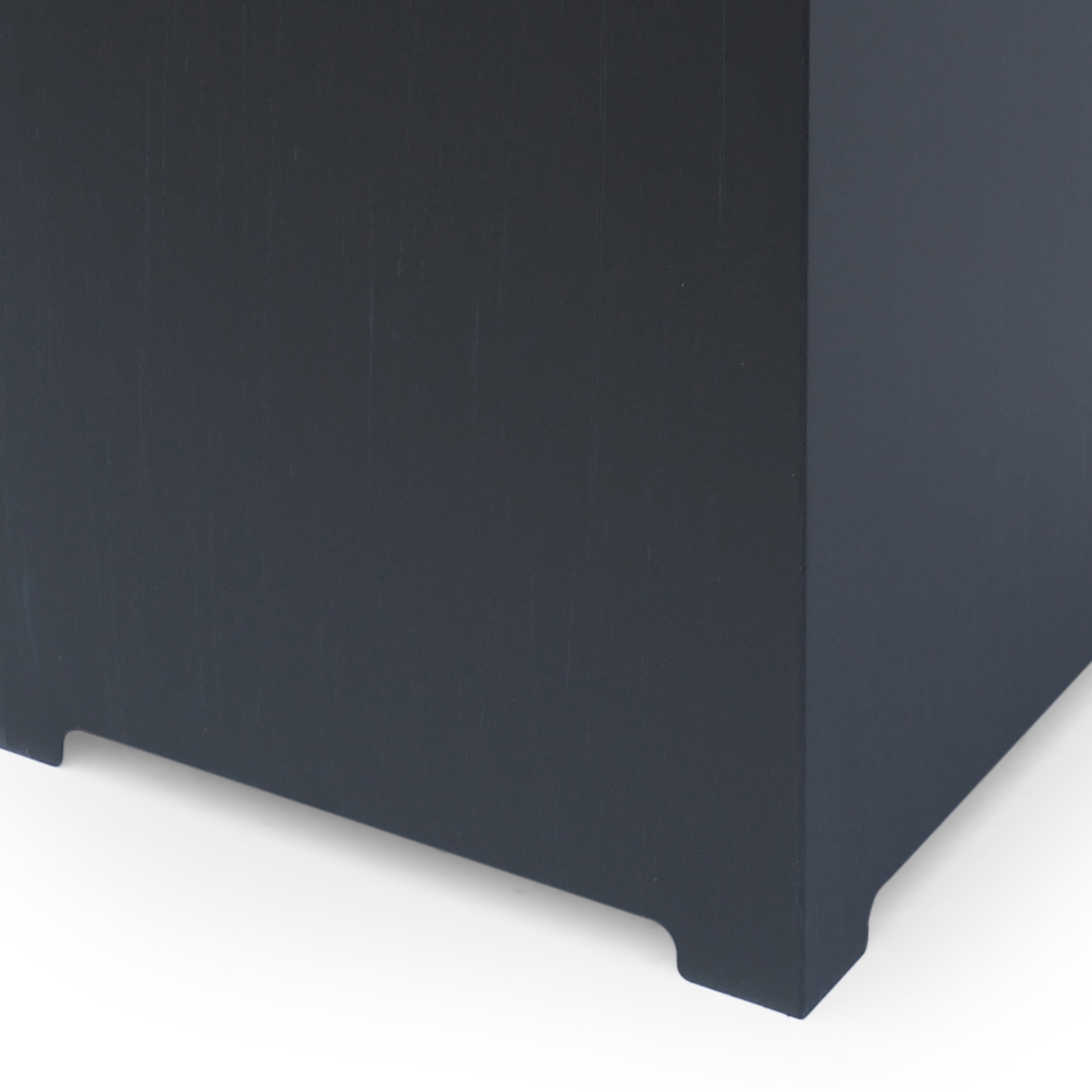 Outdoor Iron 40 Inch Square Fire Pit - 50,000 BTU,Dark Grey