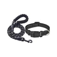 thumbnail image 2 of FastXmas Extended Reflective Dog Leash & Collar Set - 59" Long Lead & Adjustable Neck 11"-15.5" for Small Dogs Outdoor Walking,Black, 2 of 9