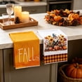 thumbnail image 5 of Aonerit 2 Pack Thanksgiving Kitchen Towels, Absorbent Cotton Dish Washing Towel, Fall Harvest Decorative Hand Towel, For Home Cleaning, 5 of 5