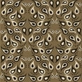 thumbnail image 1 of Ahgly Company Indoor Square Patterned Peru Brown Area Rugs, 8' Square, 1 of 6