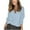 Blue, variant on Womens Long Sleeve V Neck Lace Panel Pointelle Knit Sweater Pullovers Outerwear Beige,XXXXXL