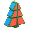 thumbnail image 2 of Magic Cube 1X2X3 Christmas Tree Cube Puzzle Ultra-Smooth Magic Puzzle Xmas Gifts - Green, 2 of 9