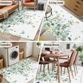 thumbnail image 5 of Sage Green Eucalyptus Area Rugs 2.7'x5', Washable Small Throw Rugs for Kitchen Bedroom, Weeping Botanical Farmhouse Leaves Indoor Outdoor Rug Non-Slip Low Pile Carpet Runner Reversible Floor Mats, 5 of 8