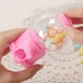 thumbnail image 4 of Dispensador de dulces pequeño, máquina Manual de chicles, soporte de plástico para dulces, máquina de juguete, 4 Uds., 4 of 6