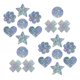 thumbnail image 1 of 10 pares de cubiertas para pezones, cubiertas para pezones con textura de grietas de hielo brillantes, empanadas autoadhesivas desechables para mujeres Zhivalor BST3055342, 1 of 5