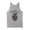 Grey, variant on Funny Christmas Skeleton Tank Top Unisex Large White