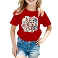thumbnail image 1 of Bouquet Cute Printed Girls' Solid Color Casual Top, 1 of 4