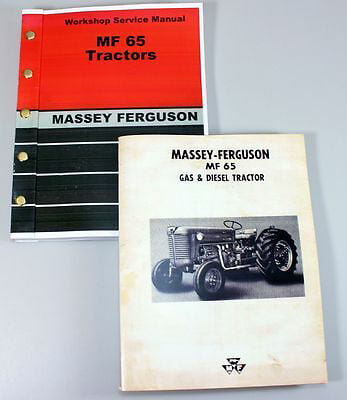 SET MASSEY FERGUSON MF 180 TRACTOR SERVICE REPAIR OWNERS OPERATORS PARTS MANUALS 