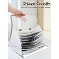 thumbnail image 3 of EEEkit Clear Accordian File Organizer, 13 Pockets Expanding Document Folder with Labels for School Office, 3 of 6