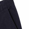 thumbnail image 4 of Bienzoe Boy's School Uniforms Flat Front Bermuda Shorts Navy 7, 4 of 10