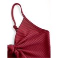 thumbnail image 4 of Vibrant V-Neck Cami Dress Sexy Cut Out Split Hem Sleeveless Flowy Essential, 4 of 13