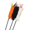 thumbnail image 1 of 3 Pcs Jouet Interactif pour Chat Lapin Coloré Fournitures pour Chaton (Couleur Aléatoire), 1 of 9