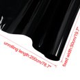 thumbnail image 2 of Uxcell 19.7''x78.7''Non-sticky Window Film Privacy Heat Control Mirror Film for Home PET Black 1pcs, 2 of 6