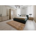 thumbnail image 5 of Ahgly Company Machine Washable Indoor Rectangle Industrial Modern Light Copper Gold Area Rugs, 7' x 10', 5 of 7
