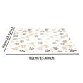 thumbnail image 2 of Lit et Tapis pour Chat Auto-Chauffant Usage Intérieur Extérieur Coussin Chauffant Réversible avec Tissu Lavable et Motif Imprimé, 2 of 3