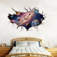 thumbnail image 4 of Cosmos Outer Space Wall Sticker Kindergarten Bathroom Children Room, 4 of 7