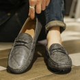 thumbnail image 6 of Men's Casual Loafers Slip On Leather Shoes Lightweight Driving Shoes Moccasins Classic Penny Loafer Flats Boat Shoes, 6 of 10