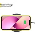 thumbnail image 6 of Entronix Silicone Case for iPhone 14 6.1 inch {Shock-Absorbent- Raised Edge Protection- Silicone Rubber Case Compatible with iPhone 14 (6.1 inch 2022 Released) Yellow, 6 of 7