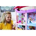 thumbnail image 1 of Barbie Chelsea Playhouse (~20-in) Transformando casa de muñecas con tobogán, alberca, pozo Barbie Barbie, 1 of 2